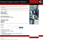 Desktop Screenshot of collections.chadwyck.com