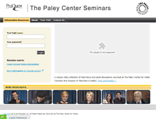 Tablet Screenshot of paley.chadwyck.com